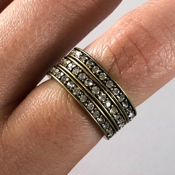 Chloe + Isabel Crystal Stacking Rings - Picture 2 of 5